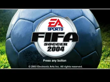 FIFA Soccer 2004 screen shot title